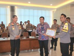 10 Polres Bengkulu Terima Penghargaan dari Ombudsman