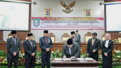 Belanja BBM dan Aset Pemprov Bengkulu Jadi Temuan BPK