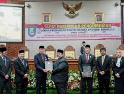 Pemprov Bengkulu Kembali Raih Opini WTP