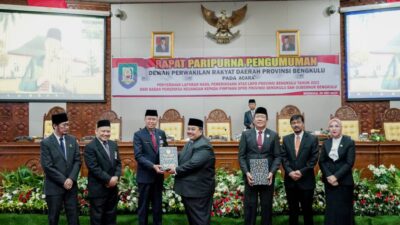 Pemprov Bengkulu Kembali Raih Opini WTP