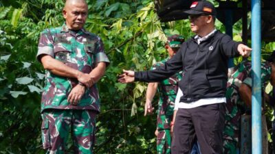 Melalui Program TMMD, Irigasi yang Jebol Sudah Mulai Dikerjakan