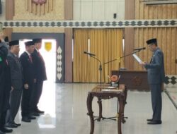 Sekda Lantik 4 Pejabat Eselon II, Berikut Pesannya