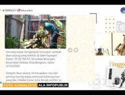 Pemkot Bengkulu Raih Juara II Caption Foto Terbaik dari Kementerian