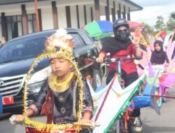 Kreativitas Pelajar Bengkulu Tengah, Hiasi Pendopo Bukit Kandis