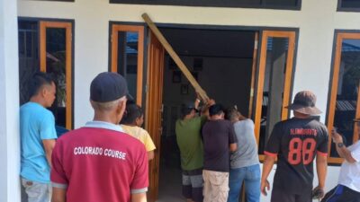 Setelah Penyidik Tetapkan Tersangka, Segel Kantor Desa Dusun Baru Seluma Dibuka