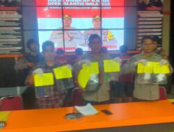 Ops Antik Nala, Polres Bengkulu Selatan Amankan Empat Tersangka Kasus Narkoba