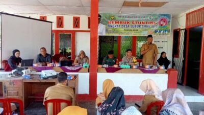Pemdes Lubuk Sirih Ilir Gelar Kegiatan Rembuk Stunting