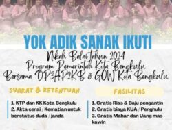 Mau Nikah Gratis? Buruan Daftar, Kuota 10 Pasang