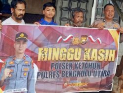 Polsek Ketahun Gelar Minggu Kasih, Dengar Curhatan Masyarakat