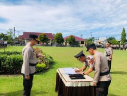 Empat Perwira Duduki Jabatan Baru di Polres Seluma