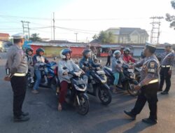 15 Kendaraan Knalpot Brong Diamankan Polres Kepahiang