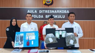 Jadi Kurir Sabu, Warga Kota Bengkulu Ditangkap