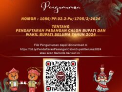 Besok, KPU Buka Pendaftaran Bakal Calon Bupati dan Wakil Bupati Seluma