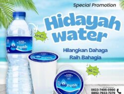 AMDK Hidayah Water Buka Promo, Produk Asli Bengkulu