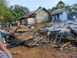 Ditinggal ke Kebun, Rumah Warga Talang Giring Seluma Ludes Terbakar