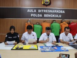 Polda Bengkulu Ringkus Pengedar Sabu Asal Jambi