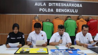 Polda Bengkulu Ringkus Pengedar Sabu Asal Jambi