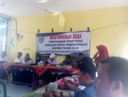 Musdes Air Latak, Tetapkan RKP 2025