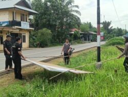 Alat Peraga Kampanye Sementara Mulai Ditertibkan