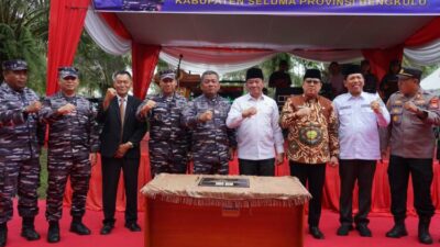 TNI AL Jadikan Pasar Seluma Kampung Bahari Nusantara
