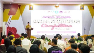 Kejuaraan Wall Climbing Nasional Vol-III, Diikuti 150 Peserta Dari 23 Provinsi