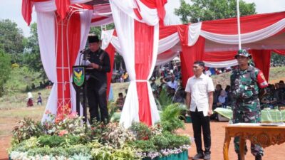 Melalui Program TMMD, Infrastruktur Talang Sebaris Dibangun