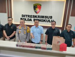 Rugikan Negara Rp 2.3 Miliar, Polda Bengkulu Tetapkan Sepuluh Tersangka