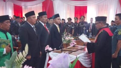 Unsur Pimpinan DPRD Bengkulu Utara Resmi Dilantik