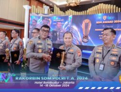Karo SDM Polda Bengkulu Terima Penghargaan SSDM Award 2024