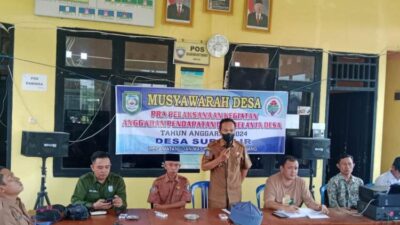 Pemdes Suro Ilir Rencanakan Bangun Lampu Jalan dan Rabat Beton