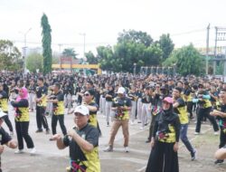 Senam Massal, Meriahkan HUT ke-56 Provinsi Bengkulu