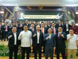 Pelantikan HIPMI Bengkulu, Plt Gubernur Minta Ciptakan Lapangan Kerja