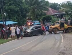 Salah Injak Pedal, Honda Jaz Terjun Bebas