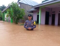 Polsek Selebar Pantau Banjir di Pekan Sabtu