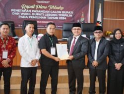KPU Resmi Tetapkan Paslon Bupati dan Wabup Lebong Terpilih