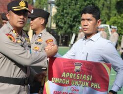 Akhiri Masa Tugas, Kapolres Bengkulu Utara Berikan Umroh Presisi