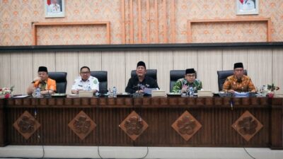 Persiapan Penyambutan Gubernur dan Wakil Gubernur Terpilih