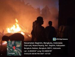 Lagi Masak Gula Merah, Rumah Warga Bengkulu Selatan Hangus Terbakar