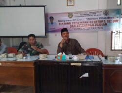 Pemdes Desa Sindang Bulan Sampaikan Aturan Program Ketahanan Pangan