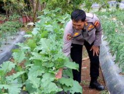 Dukung Program Ketahan Pangan, Kabag SDM Polres Bengkulu Utara Jadi Motivator