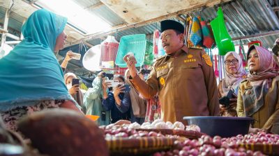 Antisipasi Lonjakan Harga Jelang Ramadan, Wagub Bengkulu Tinjau Pasar