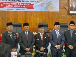 Usai Dilantik, Bupati dan Wabup Kaur Sertijab