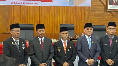 Usai Dilantik, Bupati dan Wabup Kaur Sertijab