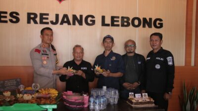 Kapolres Rejang Lebong Rayakan HPN Bersama PWI dan SMSI