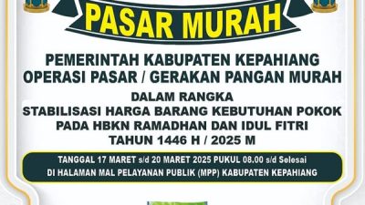Pemkab Kepahiang Gelar Pasar Murah Mulai Tanggal 17-20 Maret