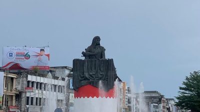 Spesial HUT Kota Bengkulu, Sentuhan Baru Bundaran Fatmawati