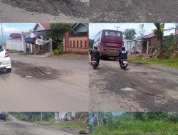 Jalan Air Meles Atas Rusak Parah, Dana Preservasi Dipertanyakan