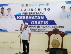 Helmi Buka Pemeriksaan Kesehatan Gratis di Rejang Lebong