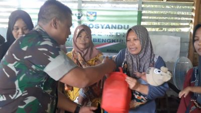 Satgas TMMD Kodim 0407 Edukasi Warga soal Posyandu