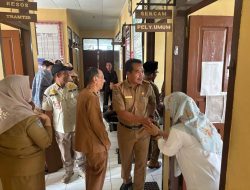 Sekda Kepahiang Pimpin Tim 3 Sidak Hari Pertama Kerja